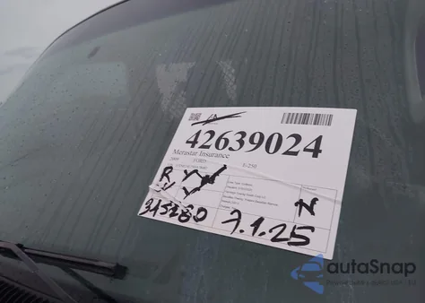 2009 Ford E-250 Commercial/Recreational из США, поврежденный, VIN 1FTNE24L79DA78482